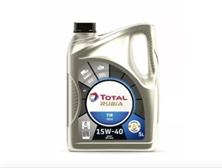 Land Rover Total / Elf Rubia TIR 7400 15W-40 motorolie - 5 liter beholder